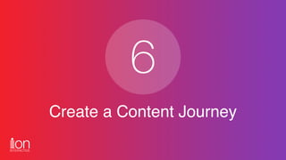 Create a Content Journey
6
 
