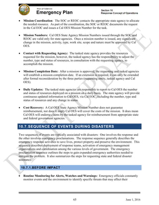 California Emergency Response Plan - NIMS - ICS - ESF 18 Cybersecurity ...