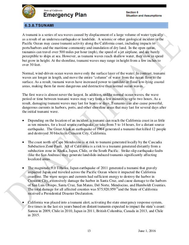 California Emergency Response Plan NIMS ICS ESF 18 Cybersecur…