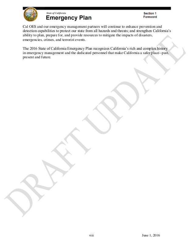 California Emergency Response Plan NIMS ICS ESF 18 Cybersecur…