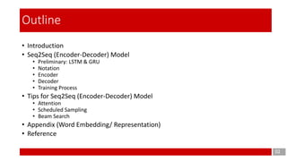 Seq2Seq (encoder decoder) model | PDF | Programming Languages | Computing