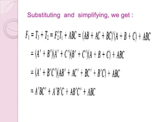 Substituting and simplifying, we get :
 