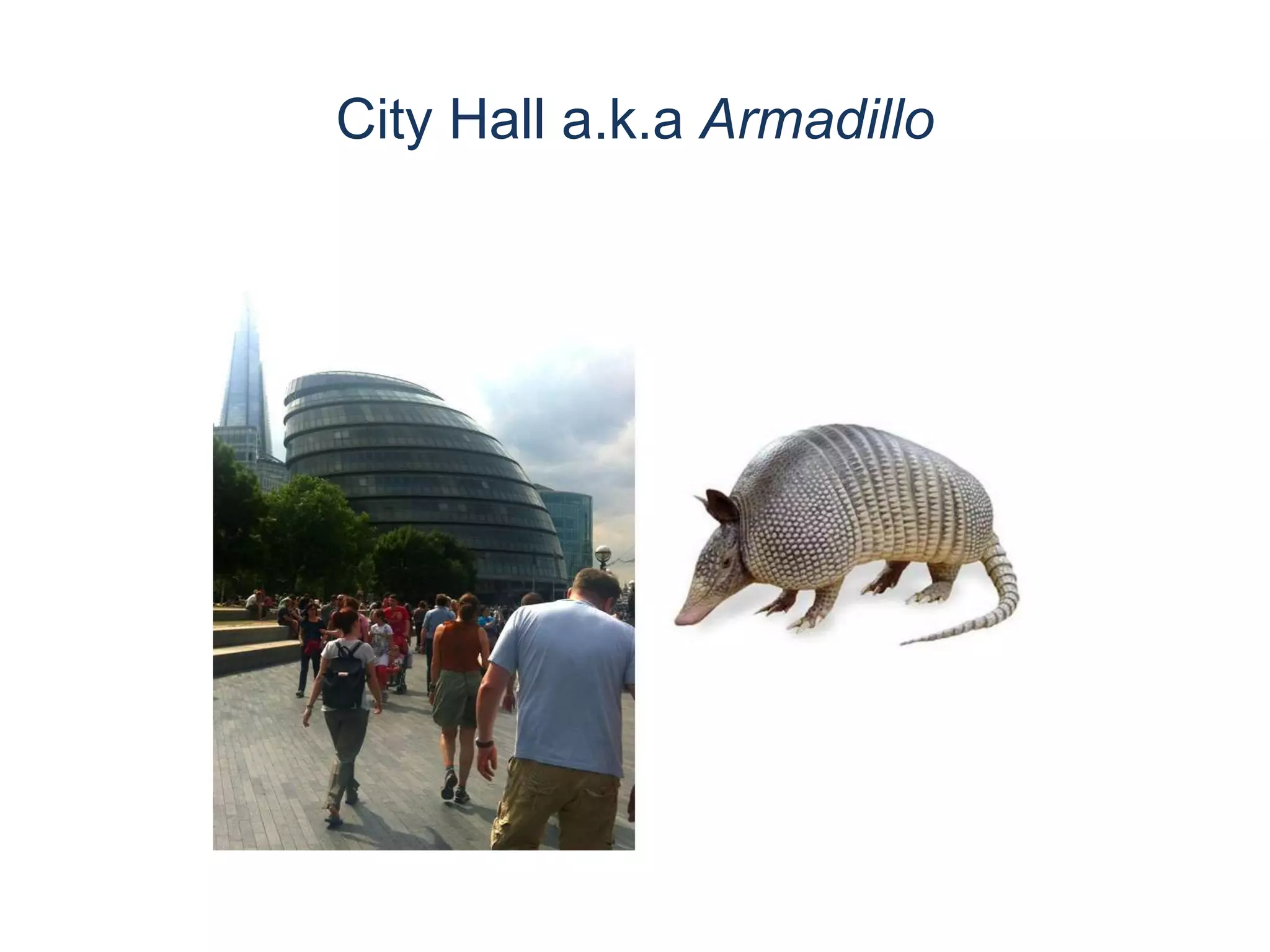 City Hall a.k.a Armadillo
 