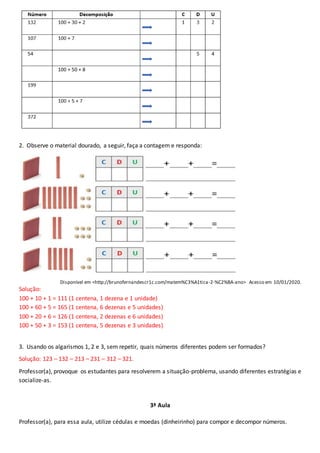 Sequência didática matemática I | DOCX