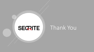 www.Seqrite.com 19
Thank You
 