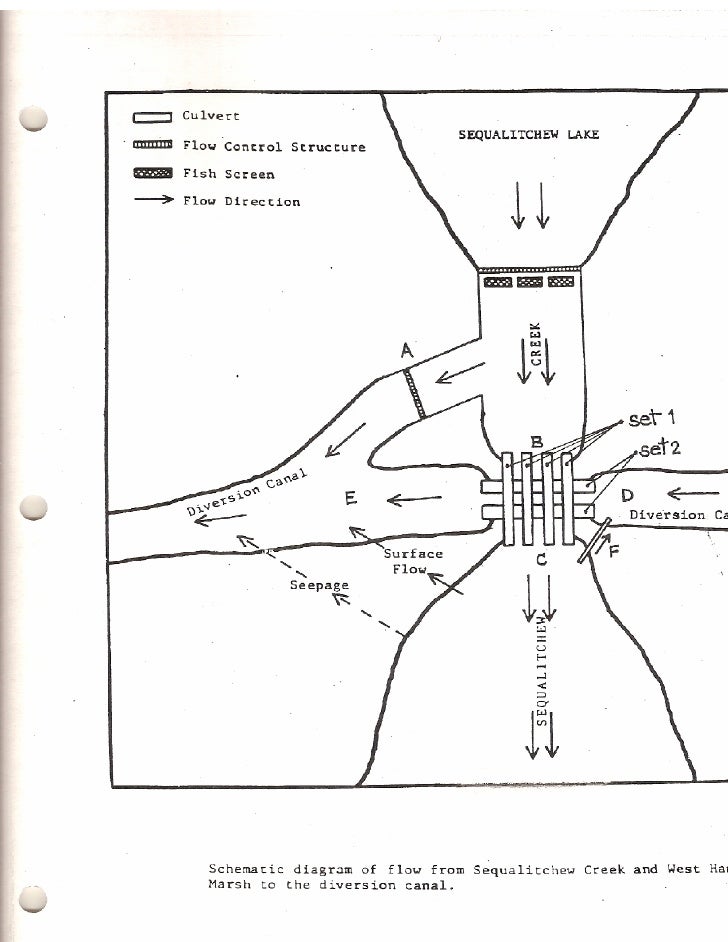 Sequalitchew lake dam and diversion canal