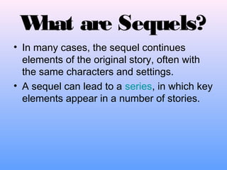 Sequels | PPT