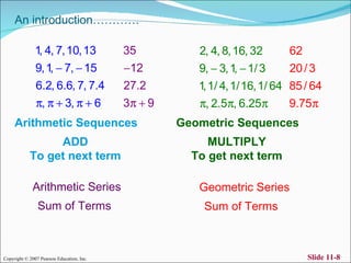 Sequence And Series | PPT