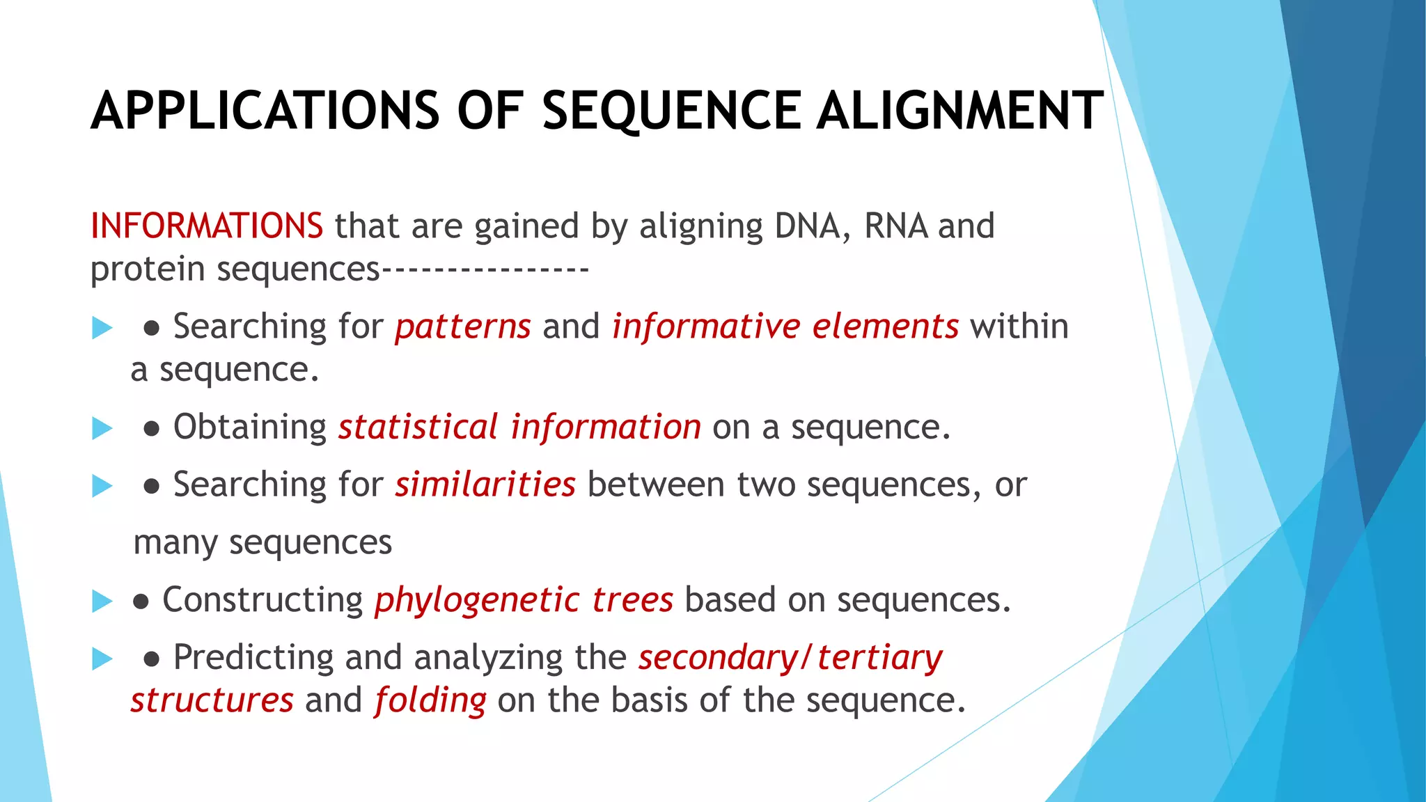Sequence alignment 1 | PPT