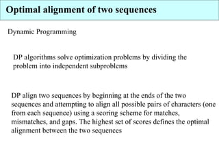 Sequence alignments complete coverage | PPT