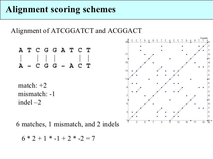 Sequence alignments complete coverage
