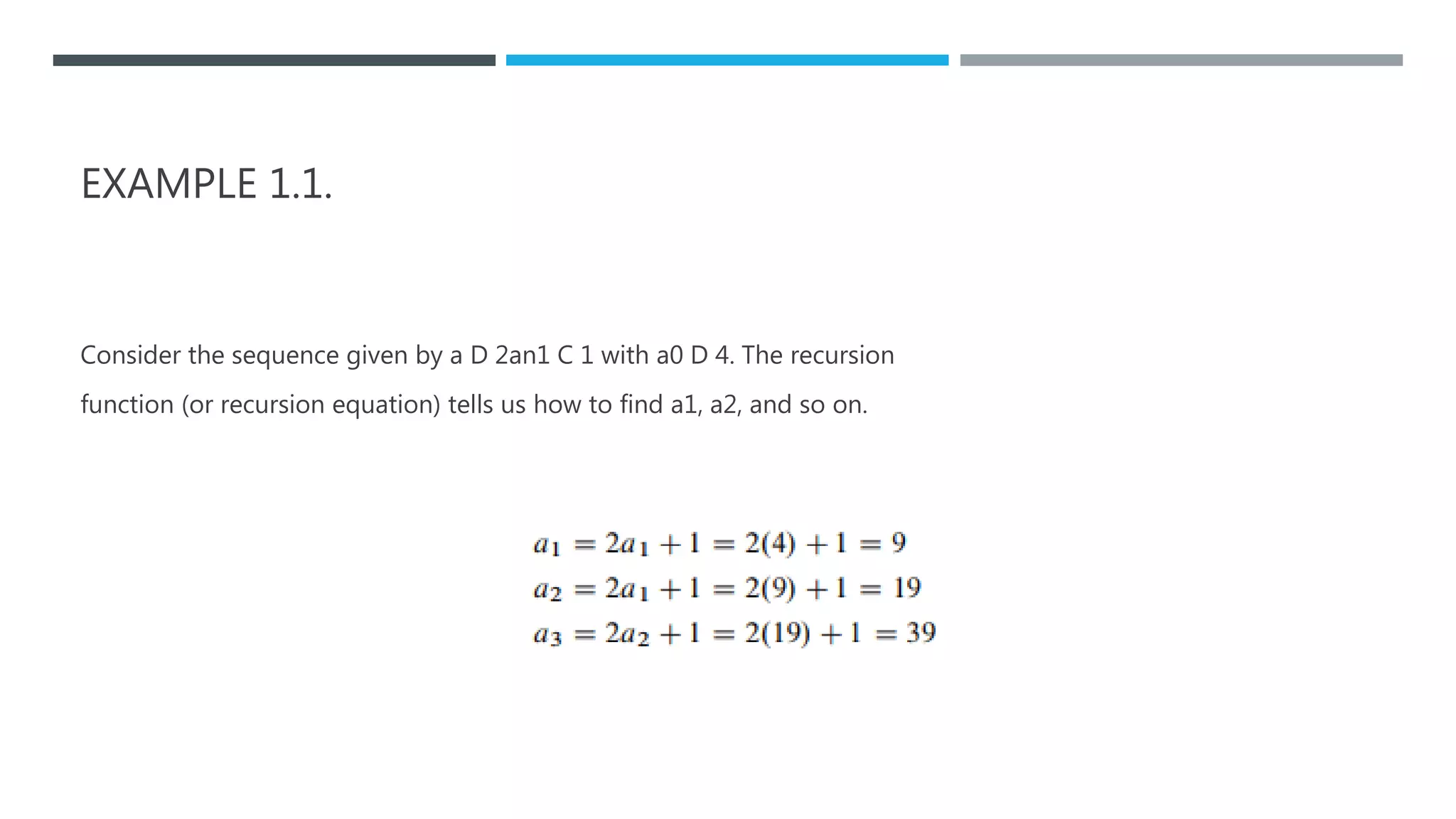 Sequence formulas direct and recursive | PPT