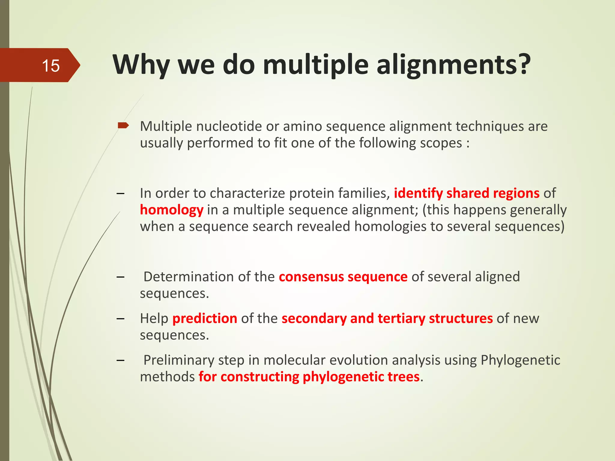 Sequence homology search and multiple sequence alignment(1) | PPTX