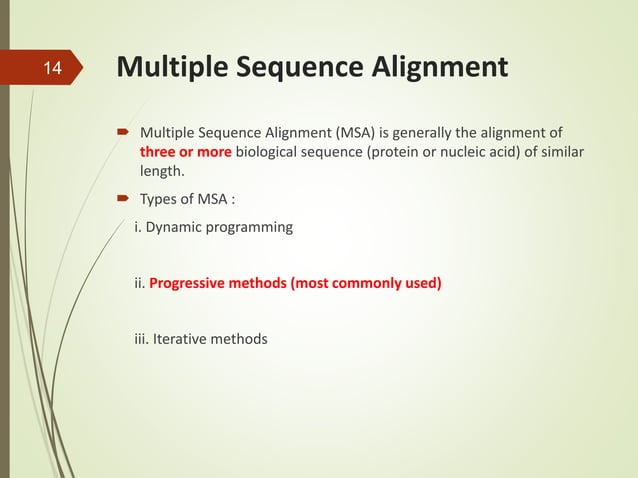 Sequence homology search and multiple sequence alignment(1) | PPTX
