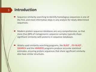 Sequence homology search and multiple sequence alignment(1) | PPTX