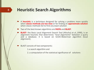 Sequence homology search and multiple sequence alignment(1) | PPTX