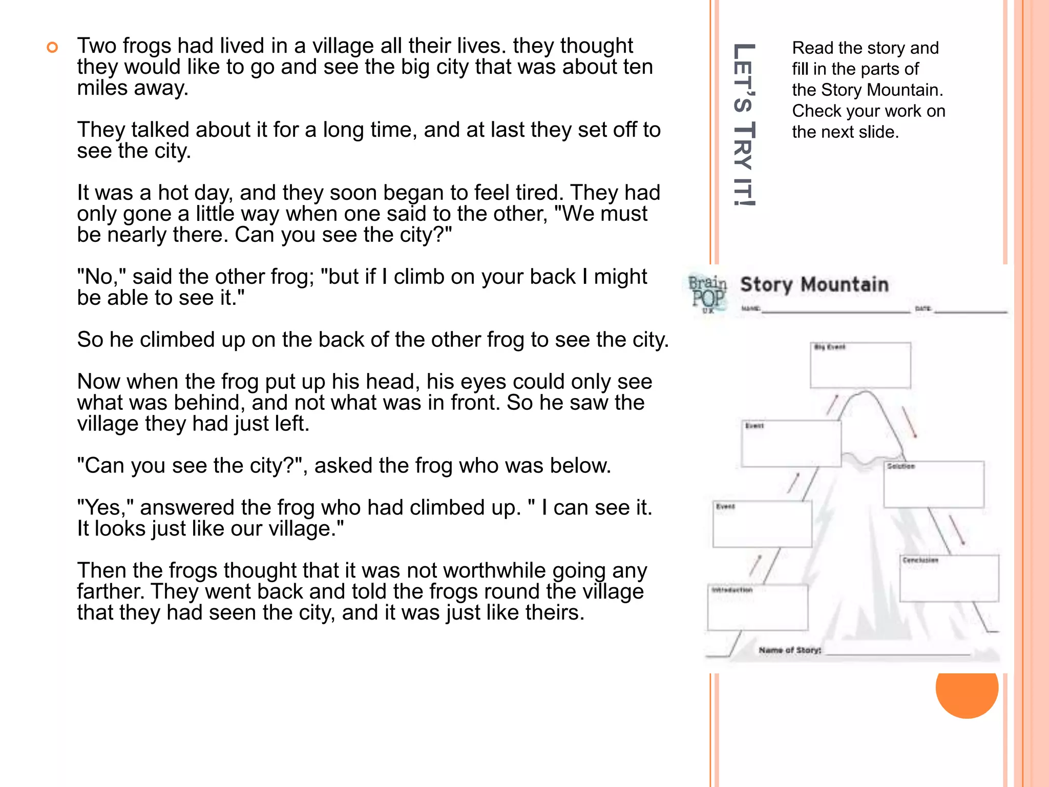 Sequence in literature PPT