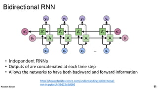 Bi Direction Rnns Sequence models | PPTX