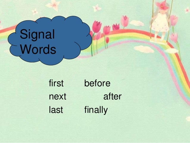 sequence of events