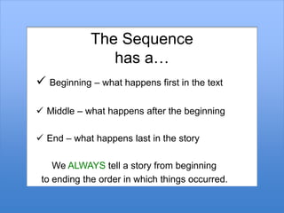 Sequence of Events | PPTX