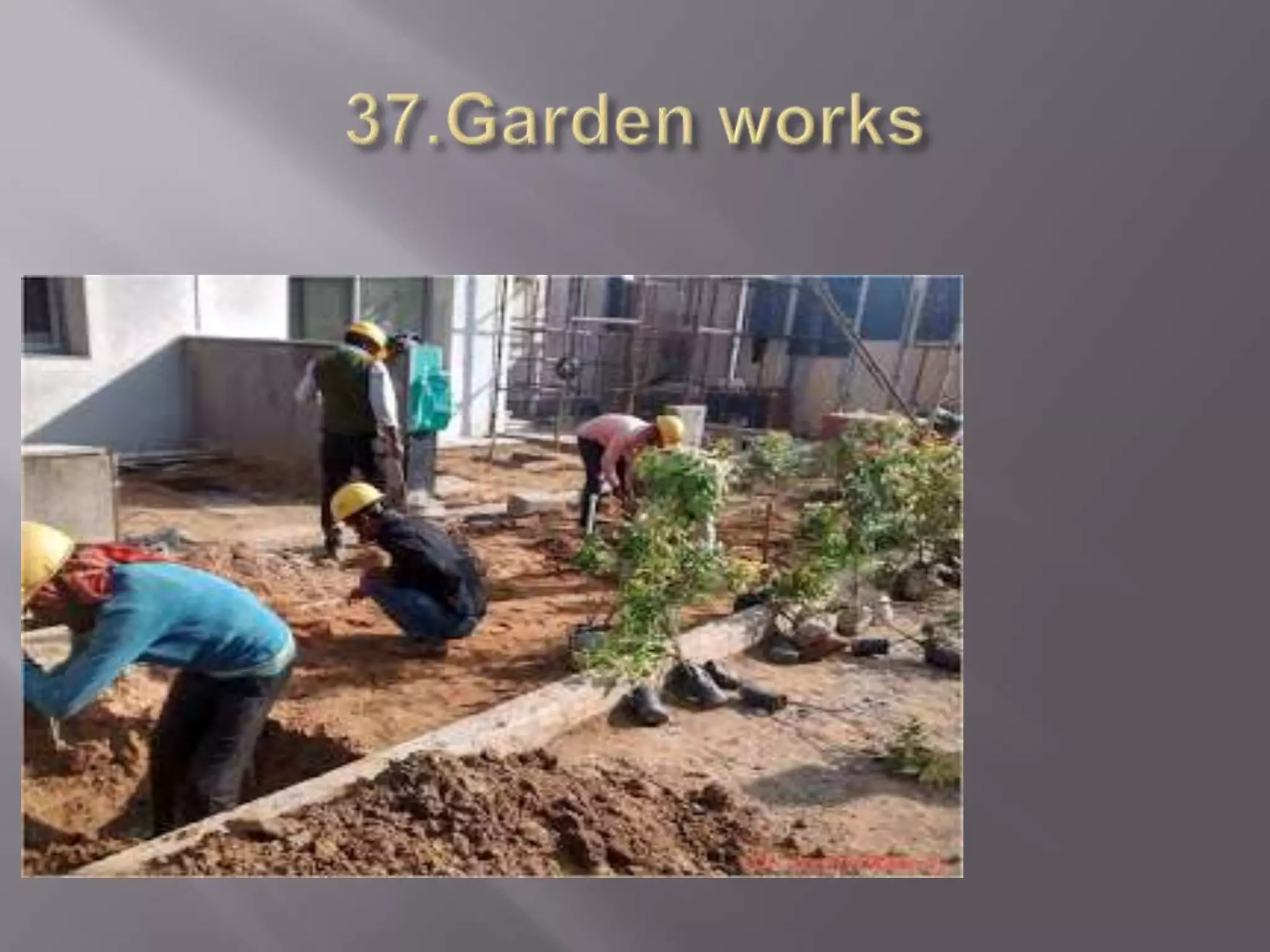 Sequence of general works of building construction | PPTX