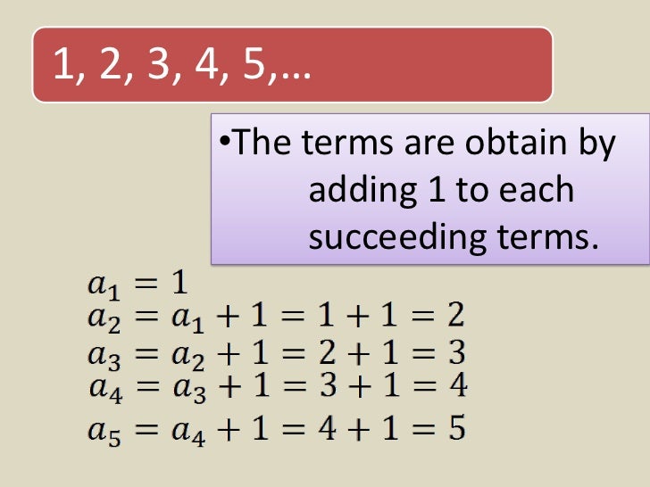 Number sequence formula - sheethery