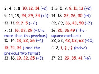 Sequences | PPT