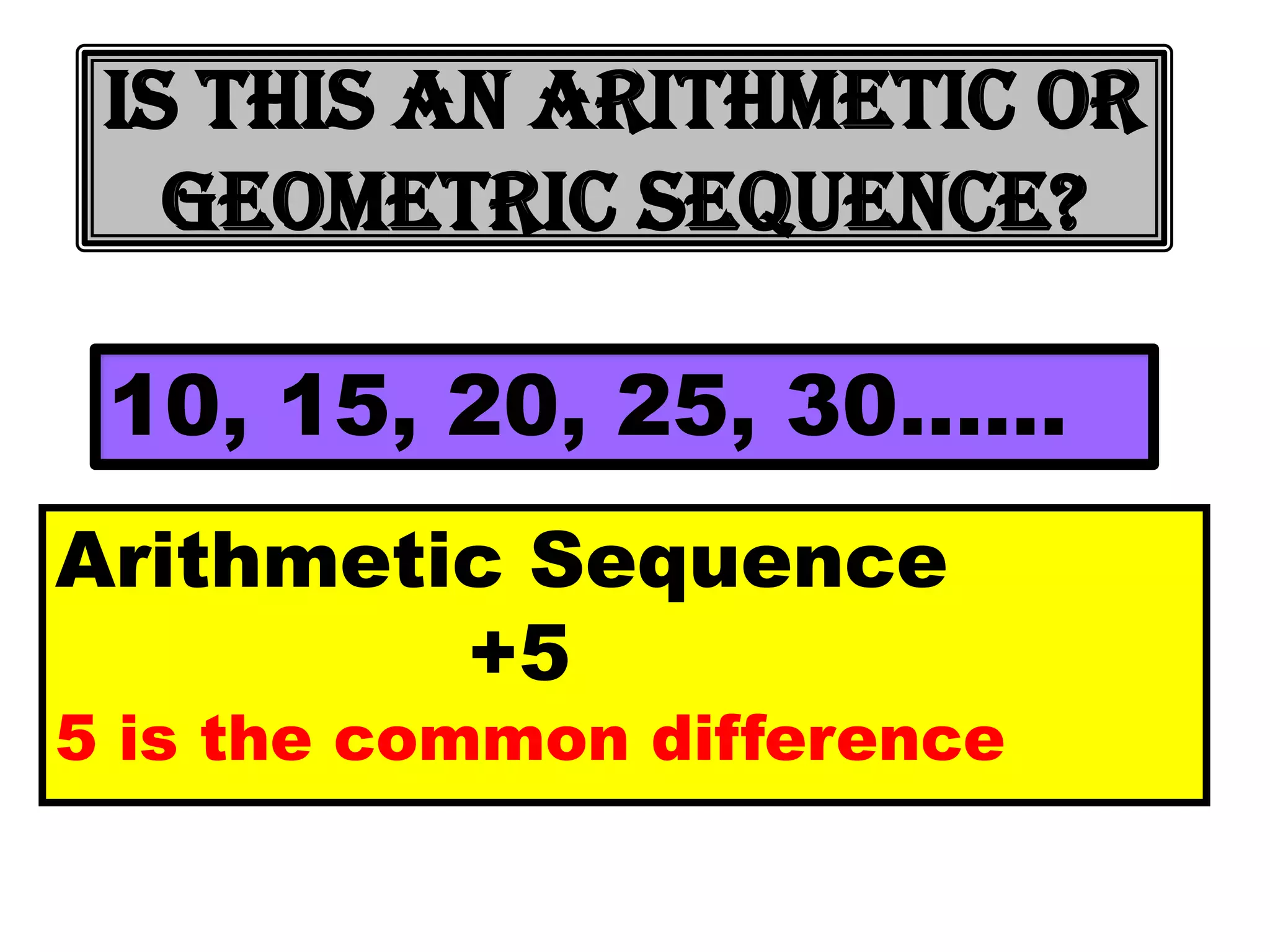 Sequences and series | PPTX
