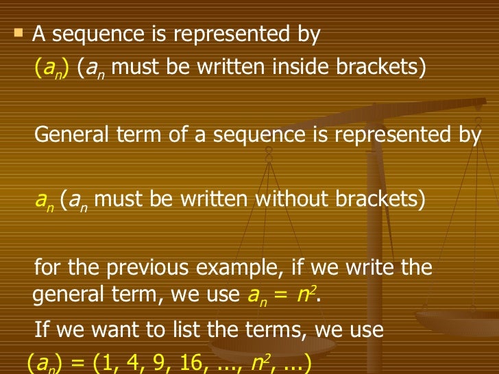 types of sequences types of sequences