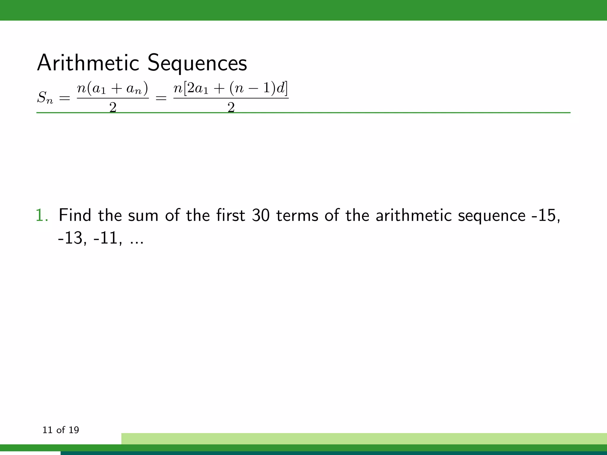 Sequences and series | PDF