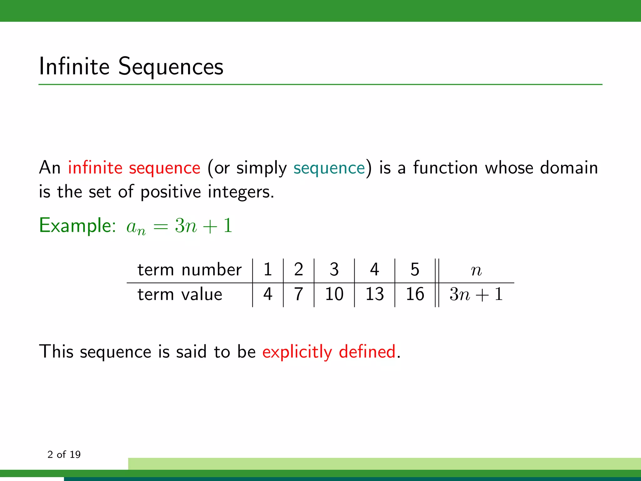 Sequences and series | PDF