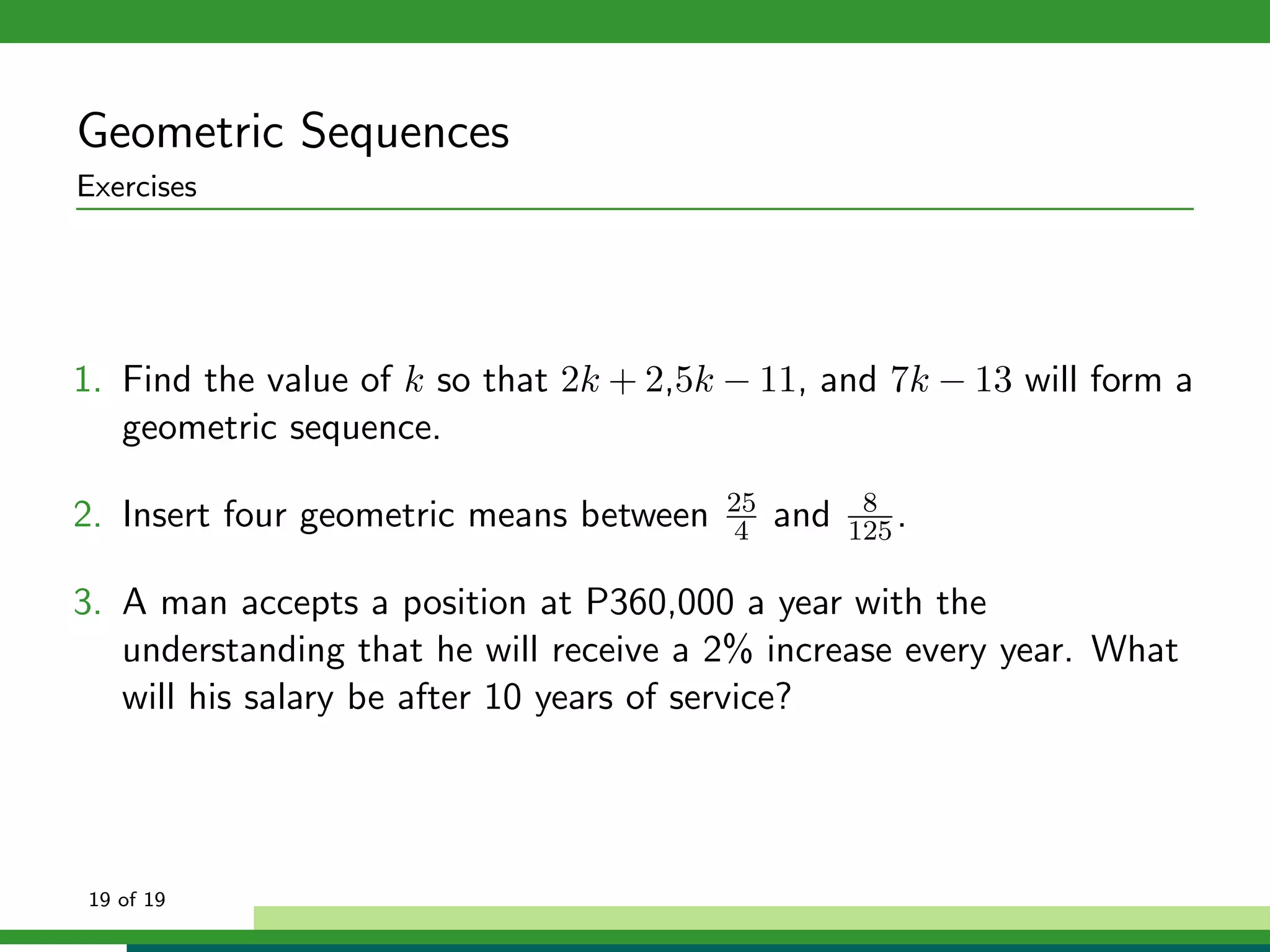 Sequences and series | PDF