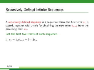 Sequince Rugler Sequences and series | PDF