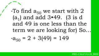 Sequences and Series. Pre Calculus g12ppt | PPT