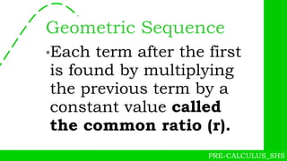 Sequences and Series. Pre Calculus g12ppt | PPT