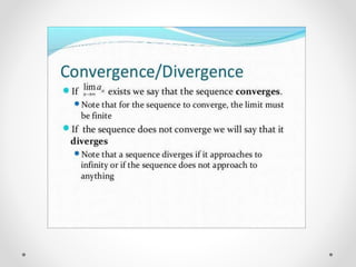 Sequences and series ppt | PPT