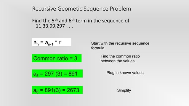 Sequences_Arithmetic_Harmonic_Geometric.ppt | Physics | Science