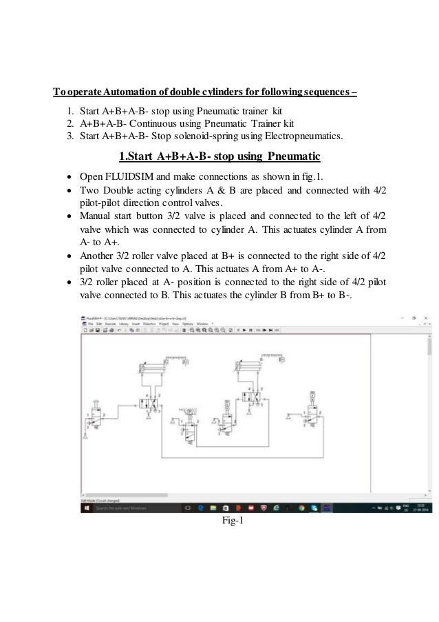 Sequences of pneumatics