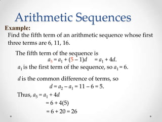 Sequences, Series, and the Binomial Theorem | PPTX