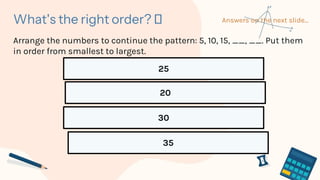 sequence year 4 and numbers.pdf explanations | PDF