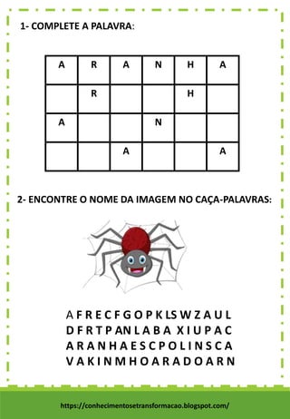 SEQUENCIA DE ATIVIDADES DONA ARANHA.pdf