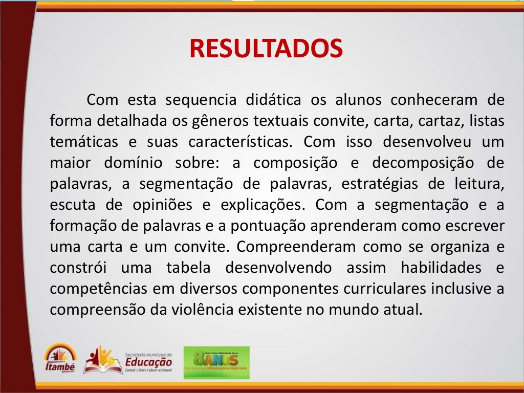 SEQUÊNCIA DIDÁTICA COMPONENTES CURRICULARES E CONTEÚDOS