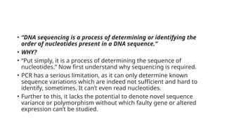 DNA sequencing method in molecular biology.pptx