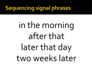 Sequencing 5th ppt | PPT