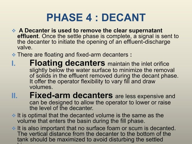 Sequencing batch reactors | PPTX | Chemistry | Science