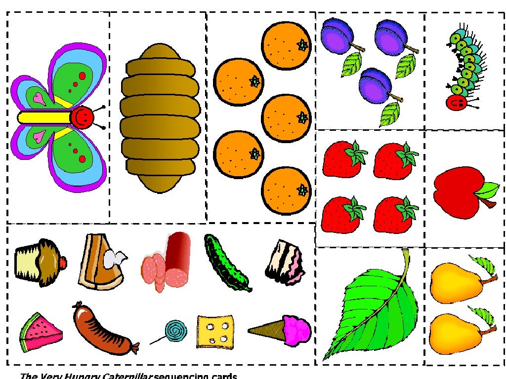 Sequencing cards the very hungry - Sequencing Cards The Very Hungry Caterpillar 1 1024 