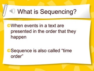 Sequencing powerpointlesson | PPT
