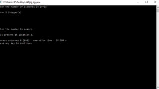 Sequential & binary, linear search