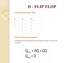 D - FLIP FLOP
 