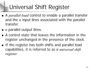 Parallel Shift Transfer Sequential circuits Sequential circuits1 | PDF